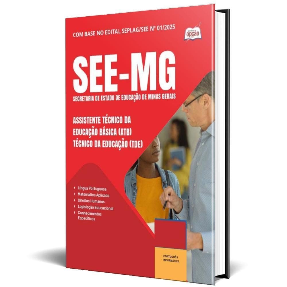 Apostila See Mg 2025 Assistente Técnico Da Educação Básica