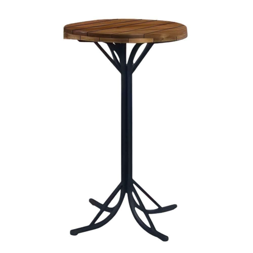 Bistrô Itália Em Metal Preto 60 Cm