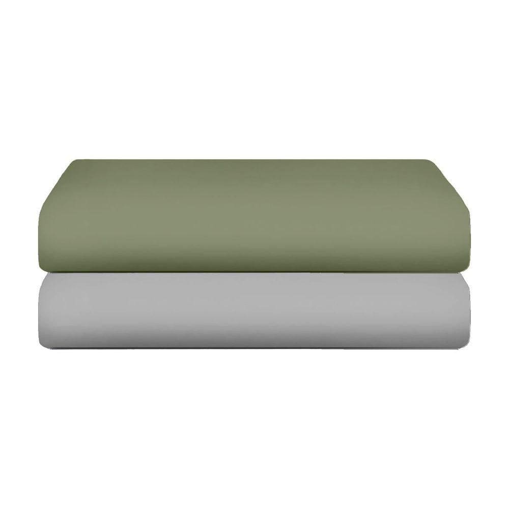 Kit Com 2 Lençol De Malha King Com Elástico 100% Algodão - Linha Casa - Kit 3