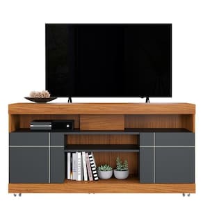 Rack Bancada Yara Noce Milano-preto Fosco Para Até 47? - Colibri Noce Milano-preto Fosco
