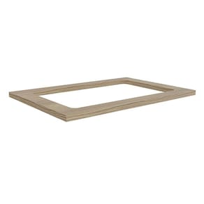 Tampo Para Balcao Cooktop 80 Cm Mdp E608 Nogueira Kappesberg Nogueira