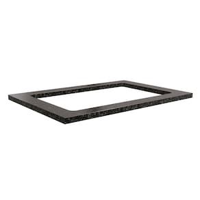 Tampo Para Balcao Cooktop 80 Cm Mdp S417 Preto Kappesberg Preto