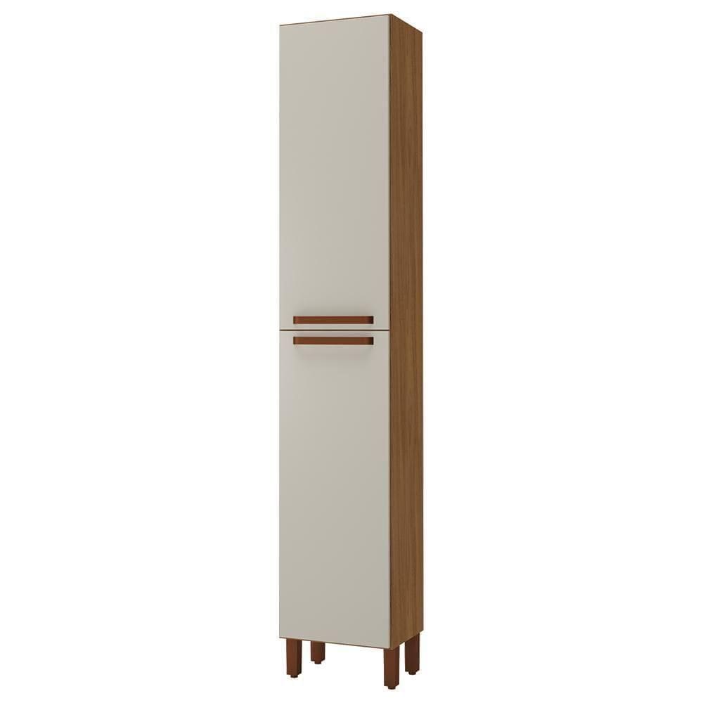 Paneleiro Monza 40cm 2 Portas Freijó-off White - Indékes Freijó-off White