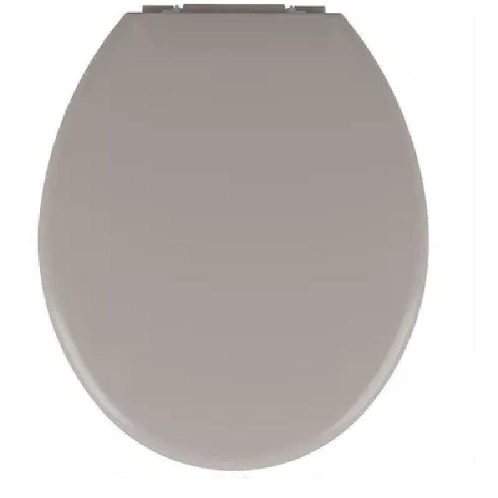 Assento Sanitário Tampa Vaso Almofadado Super Macio Universal Banheiro Lavabo Cor:cinza