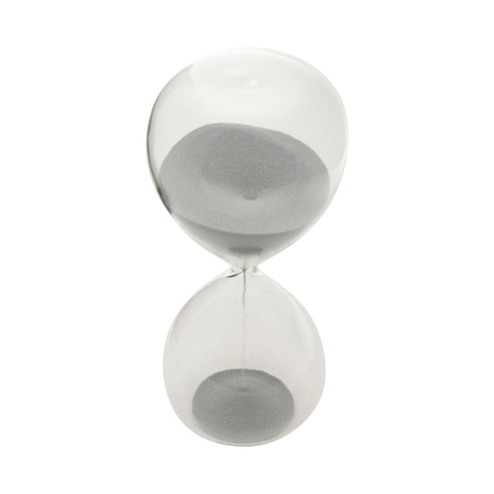 Ampulheta de Vidro Borossilicato 9cm x 9cm x 18cm - Wolff