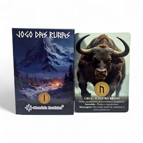 Baralho Jogo das Runas 25 Cartas Plastificadas Detalhadas