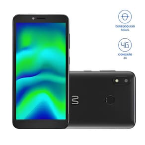 Smartphone Multilaser F Pro 2 32GB 4G Wi-Fi 5.5" Dual Chip 1GB RAM Câmera 8 MP + 5MP Android 11 - Preto