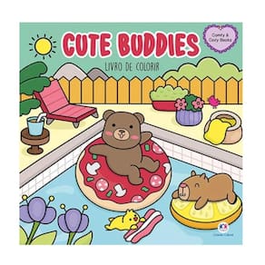 Livro de Colorir Cute Buddies - Ciranda Cultural