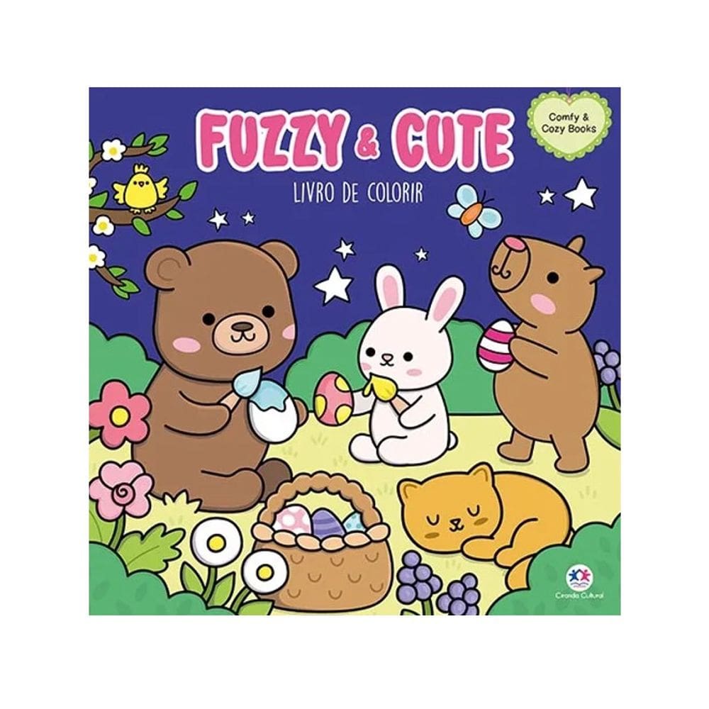 Livro Para Colorir Fuzzy and Cute - Ciranda Cultural