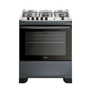 Fogão Dako 5 Bocas Mesa Inox Tripla Chama Supreme Titanium Bivolt