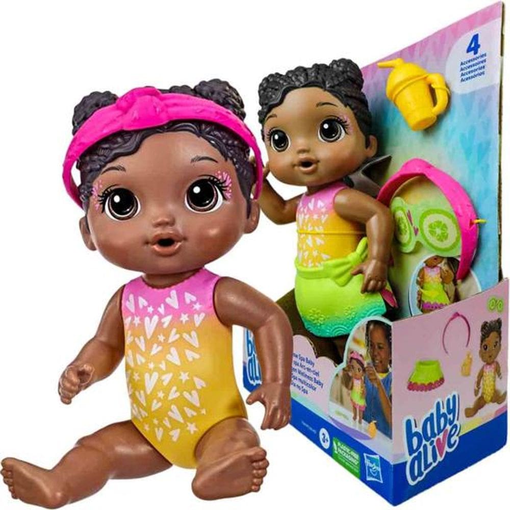 Boneca Baby Alive Rainbow Spa Baby Blkh Hasbro