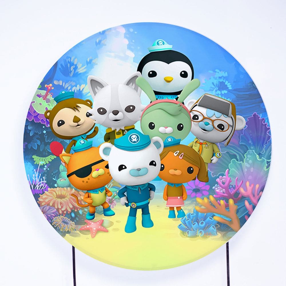 Painel Decorativo para Festa 1,80x1,80 metros Vesti Fácil com Elástico Octonautas - Fera Print