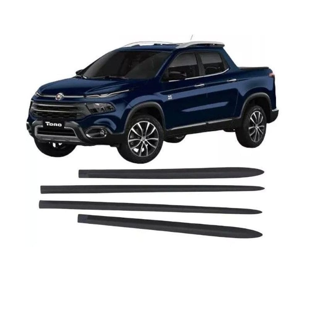 Fiat Toro Freedom Jogo De Frisos Laterais Porta Genuíno