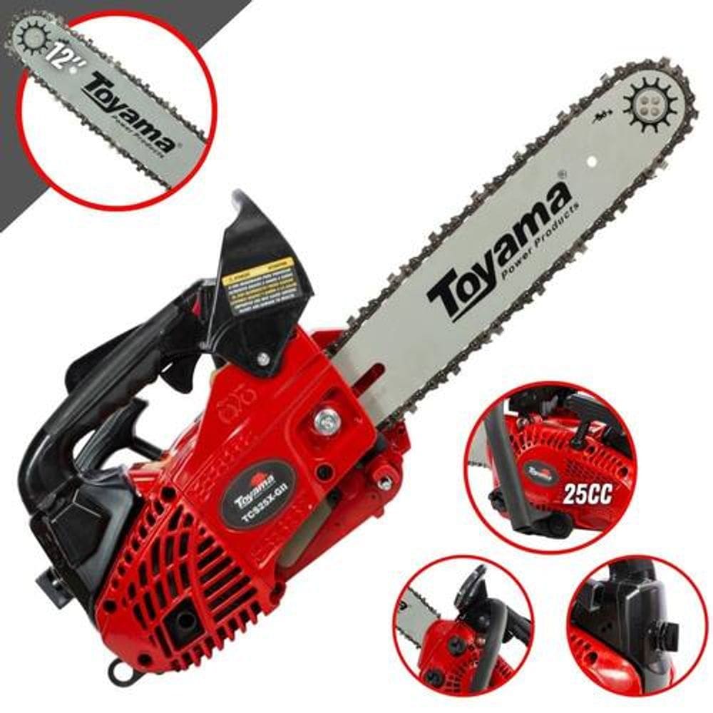 Moto Serra Toyama Tcs25 X G2 Sabre 12  25cc Super Leve 3,2kg para Desdobra e Corte de Madeira