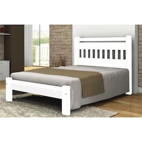 Cama Queen Size Antares de Madeira Maciça Tauari