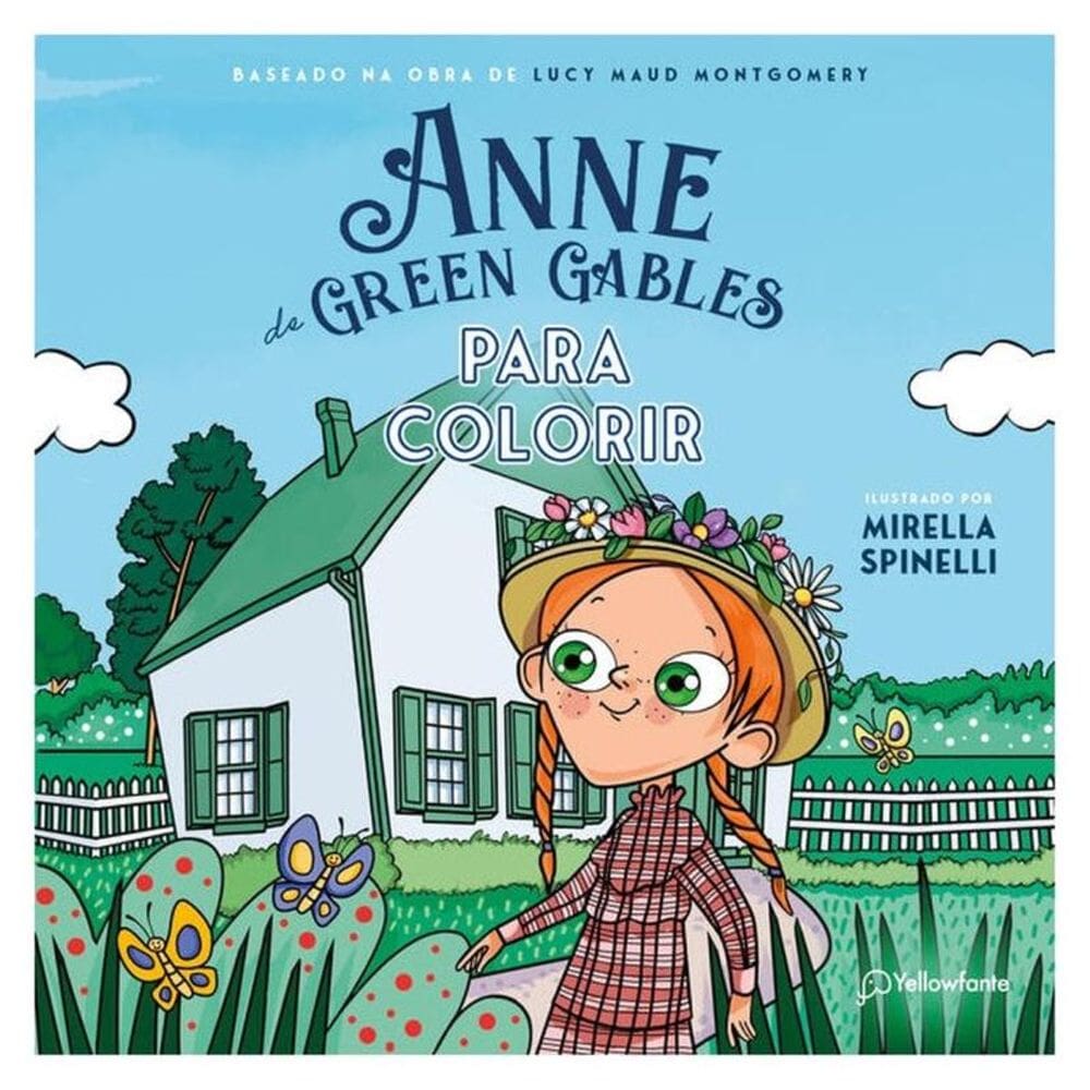 Anne De Green Gables Para Colorir