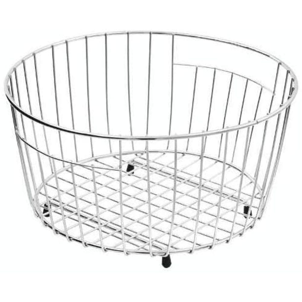 Cesta Redonda Em Arame Cromado 94528001 Tramontina