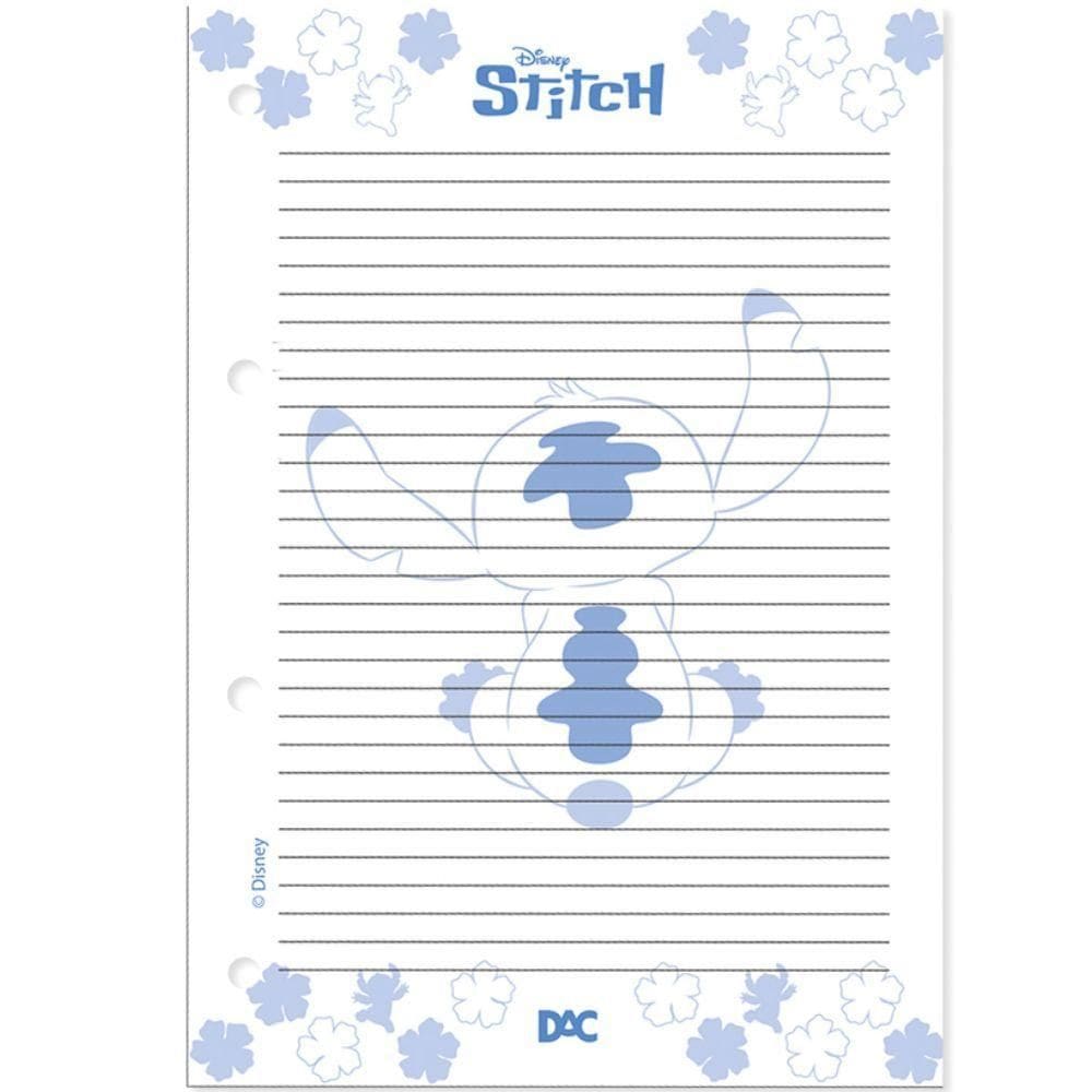Bloco Fichário Universitário 96 Folhas Stitch - Dac