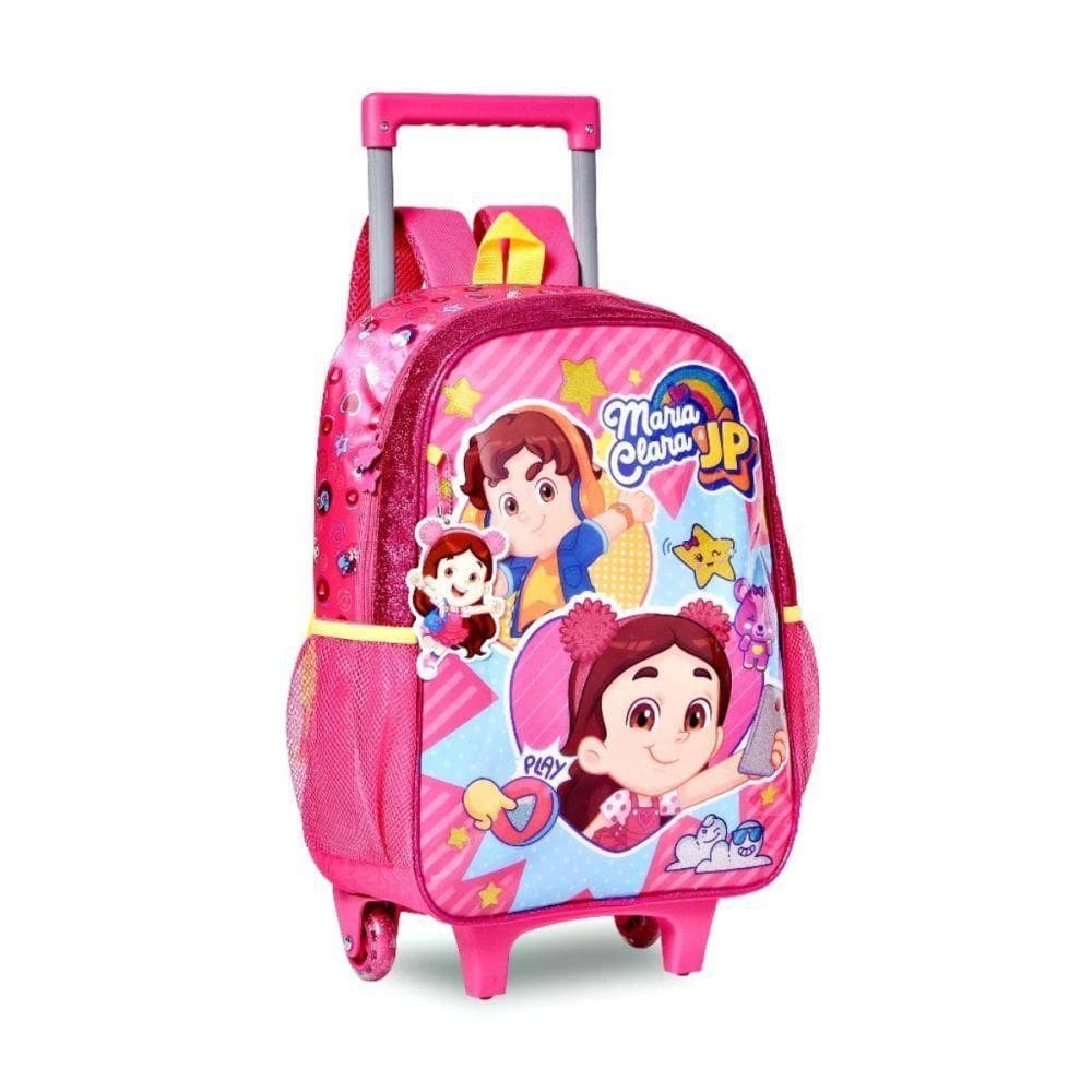 Mochila Infantil De Carrinho Rodinha Maria Clara & Jp