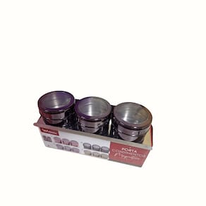 Porta Temperos Condimento Magnetico Para Geladeira Preto 4 Peças Wellmix