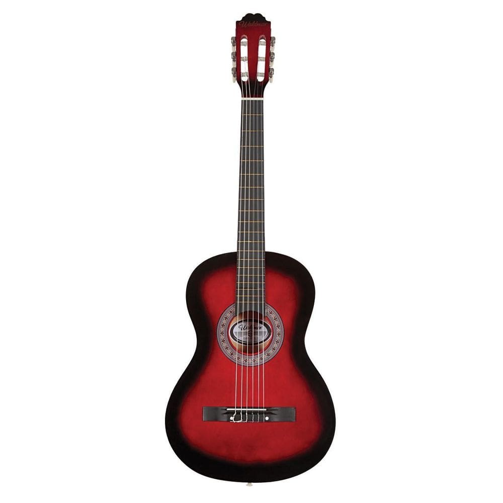 Violao Acustico Nylon Pp-1 Rsb Vermelho Waldman