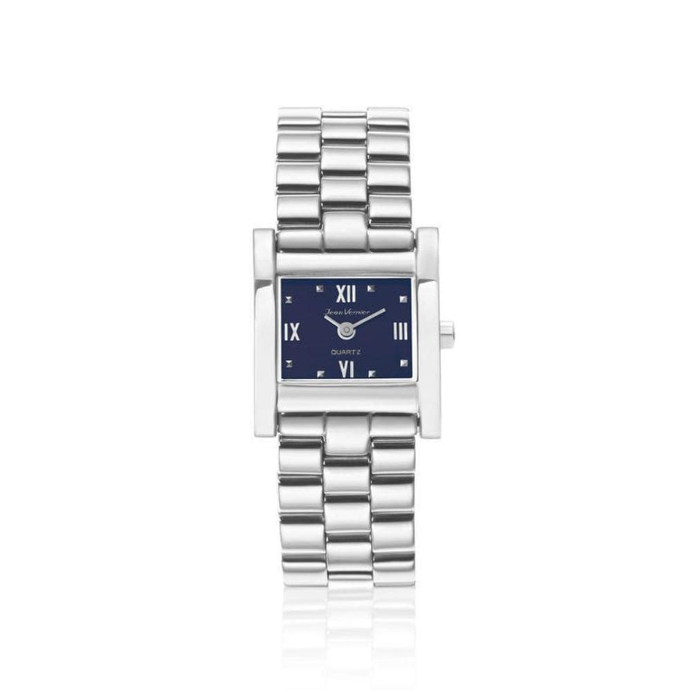 Relógio De Pulso Jean Vernier Feminino  Jv03657L Azul