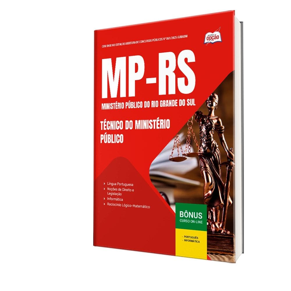 Apostila Mp Rs 2025 Técnico Do Ministério Público