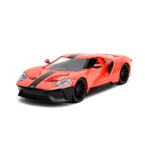 Carro fundido sob pressão Jada Toys Pink Slips 2017 Ford GT escala 1:24