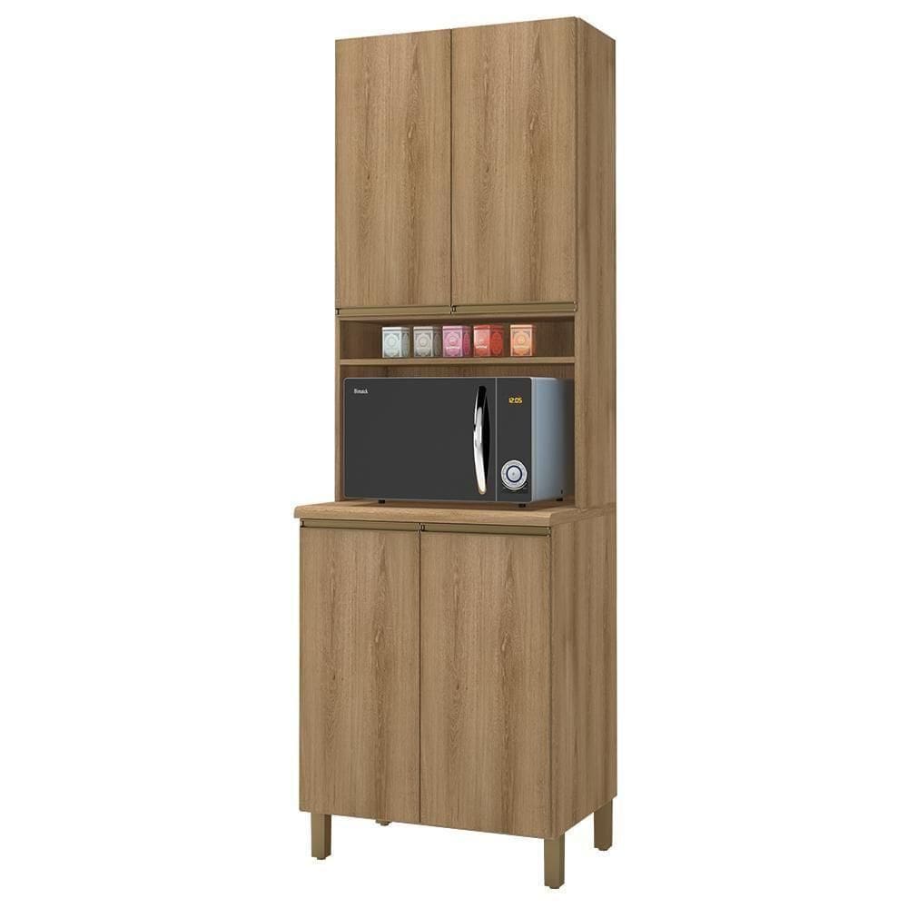 Torre Quente Dinamarca 70cm 1 Forno 4 Portas Castani - Indékes Castani