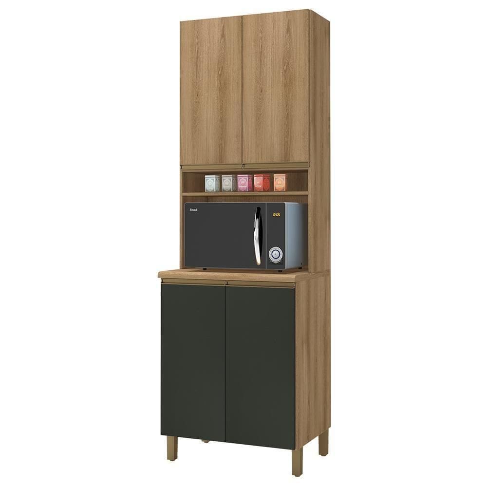 Torre Quente Dinamarca 70cm 1 Forno 4 Portas Castani-chumbo - Indékes Castani-chumbo