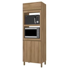 Torre Quente Dinamarca 70cm 2 Fornos 3 Portas Castani - Indékes Castani