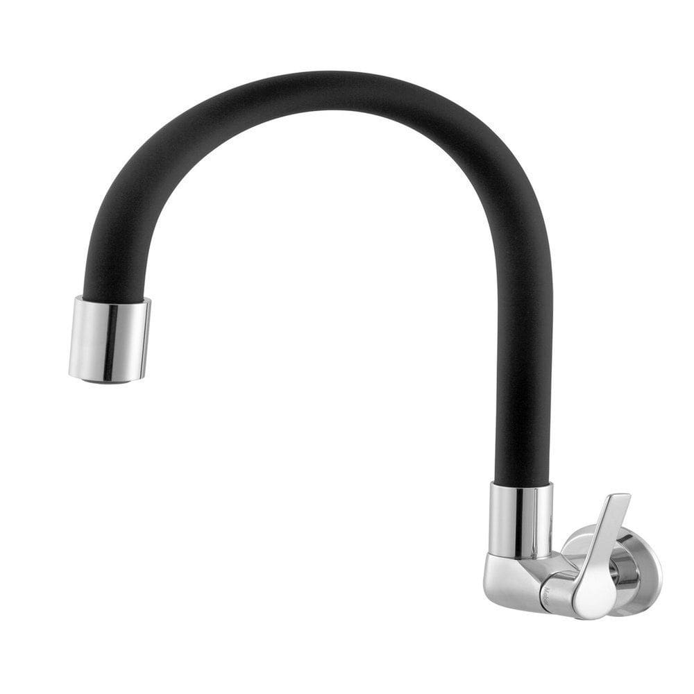 Torneira para Cozinha 34,2cm X 7,7cm Autralis Cromado/Preto