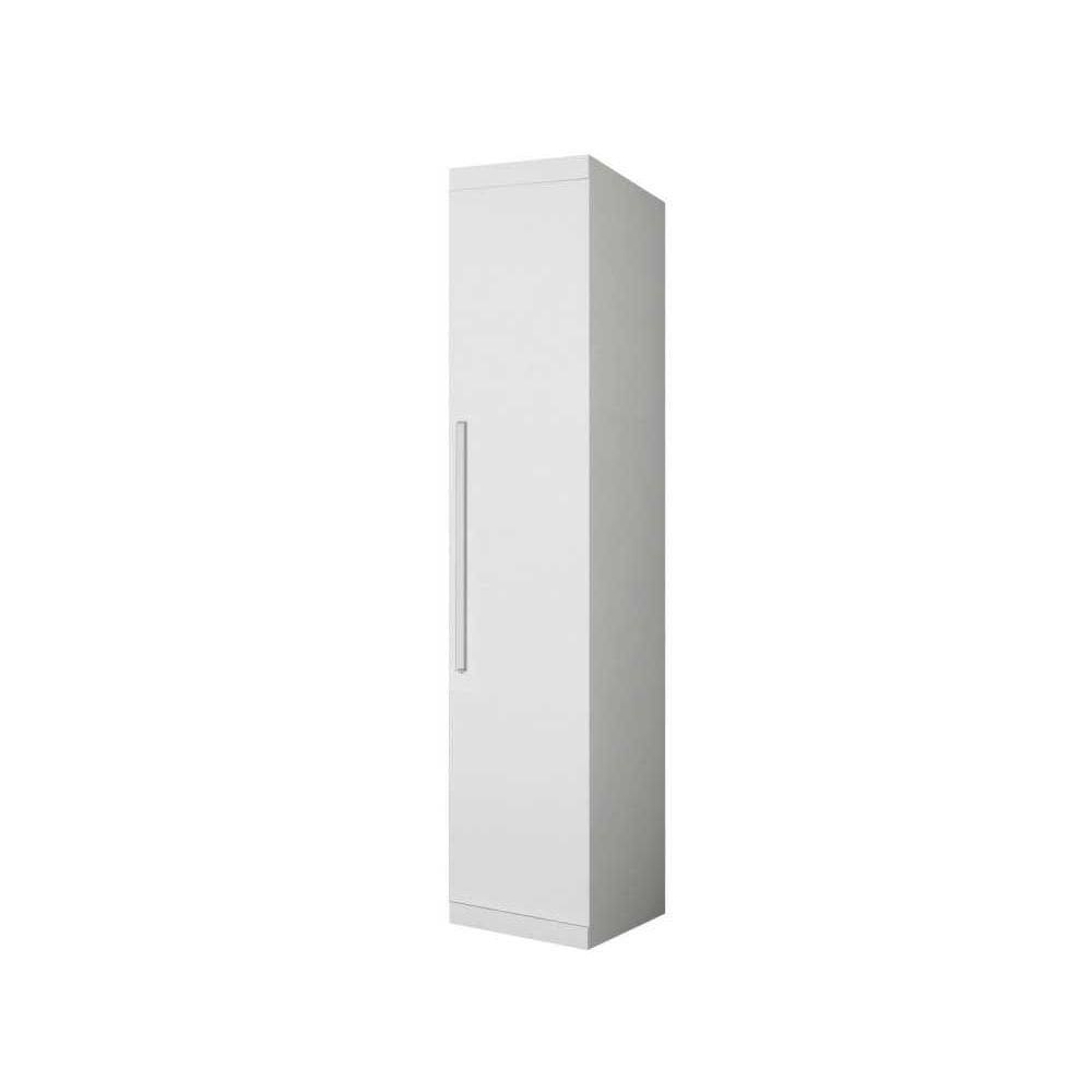 Modulado de Quarto Guarda Roupa c/ 1 Porta Luna Branco - Bianchi