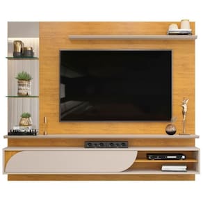 Painel Suspenso 60 Pol 180 Cm Ravi Cedro Bali Dj Moveis Cedro Bali