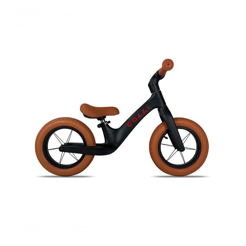 Bicicleta Infantil Colli Aro 12 Balance Quadro Em Nylon Rodas Em Aluminio Preto