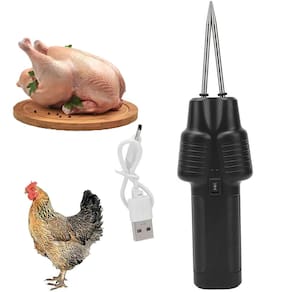 Depenador Eletrico Galo Galinha Frango Aves Tira Penas Ganso Peru USB Recarregavel Cozinha Fazenda