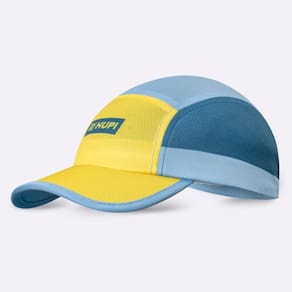 Boné para Corrida HUPI Run Azul/Amarelo
