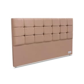 Cabeceira Cama Box Estofada King 195 Piave Linho Linho Bege - Ortobom