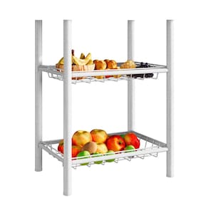 Fruteira s/ Tampo Granito 2 Cestos Aço Carbono Carol