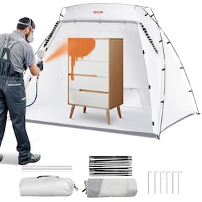 Cabine de pintura portátil Spray Paint Shelter VEVOR 2,3x1,6x1,6m