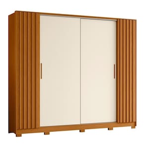 Guarda Roupa Casal Jacarandá 4 Portas Cinamomo-off White - Móveis Albatroz Cinamomo-off White