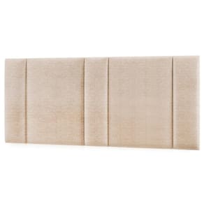 Cabeceira Modulada Queen 160 Cm Com Led Linho Bege Milani Store Bege