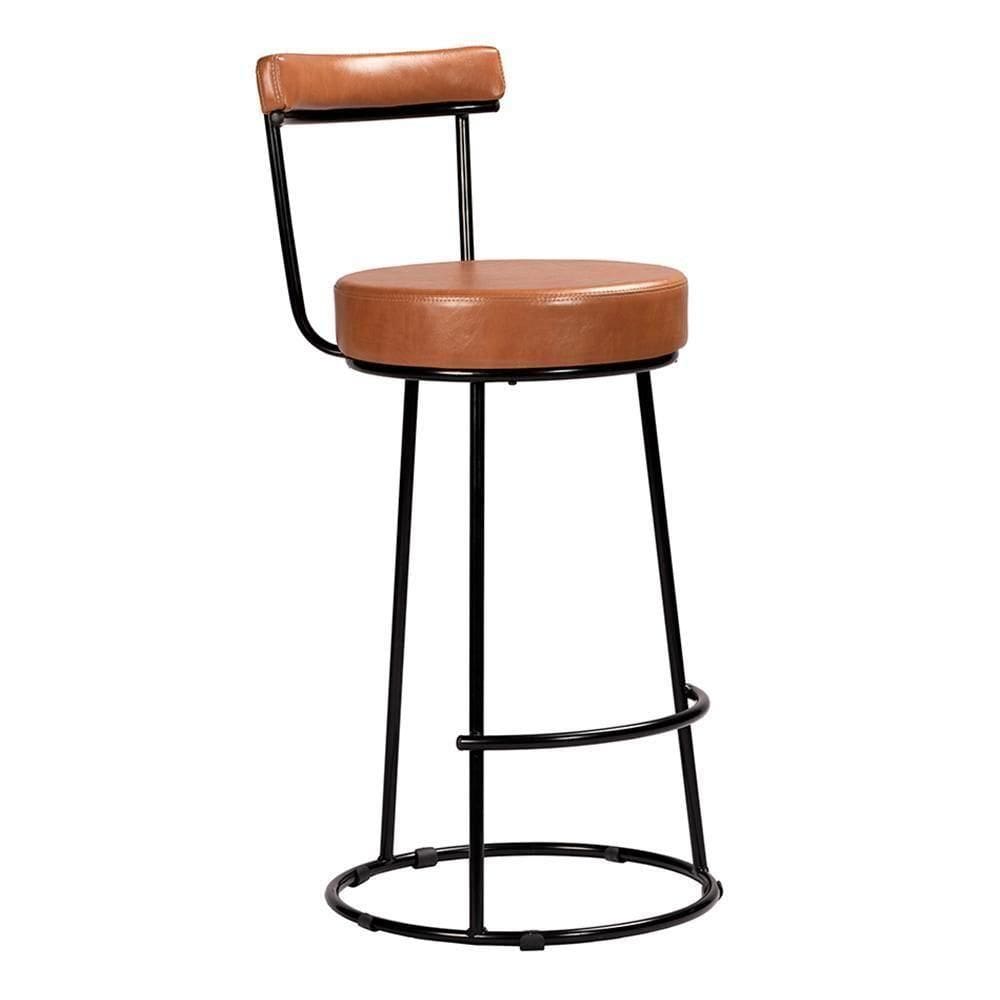 Banqueta Miami 96cm Couríssimo Amarula - Salaone Amarula