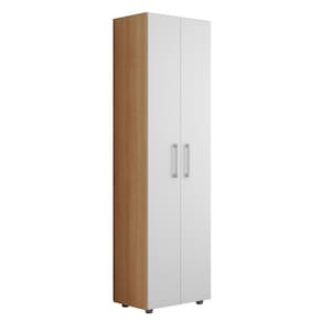 Armário Multiuso Beatriz 2 Portas Amêndoa-branco - Ajl Móveis Amêndoa-branco