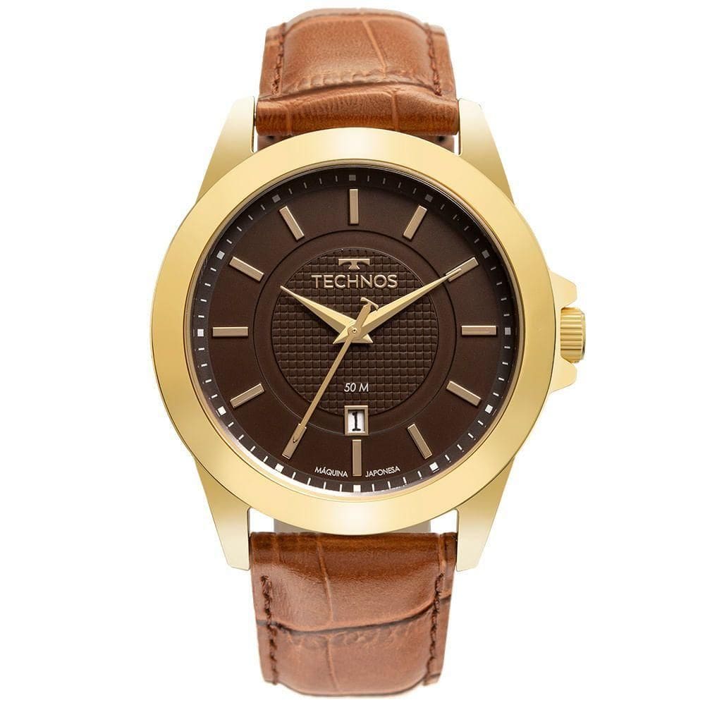 Relógio Technos Masculino Steel Dourado - 2115mya-0h 2115mya-0h
