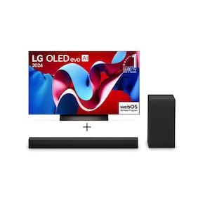 Combo Smart TV LG OLED evo AI C4 4K 48" 2024 + Soundbar LG S40T