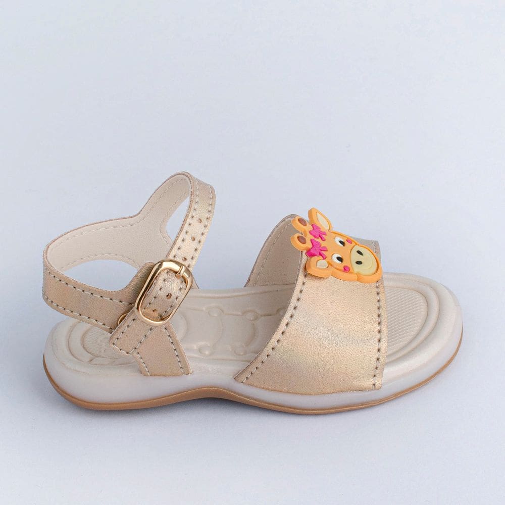 SANDALIA KIDY BABY EQUILIBRIO OURO Kidy