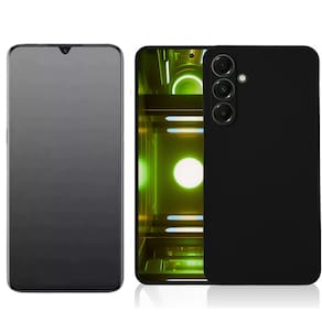 Capa Preta Para Galaxy A36 + Película Fosca Anti Digital - Armyshield