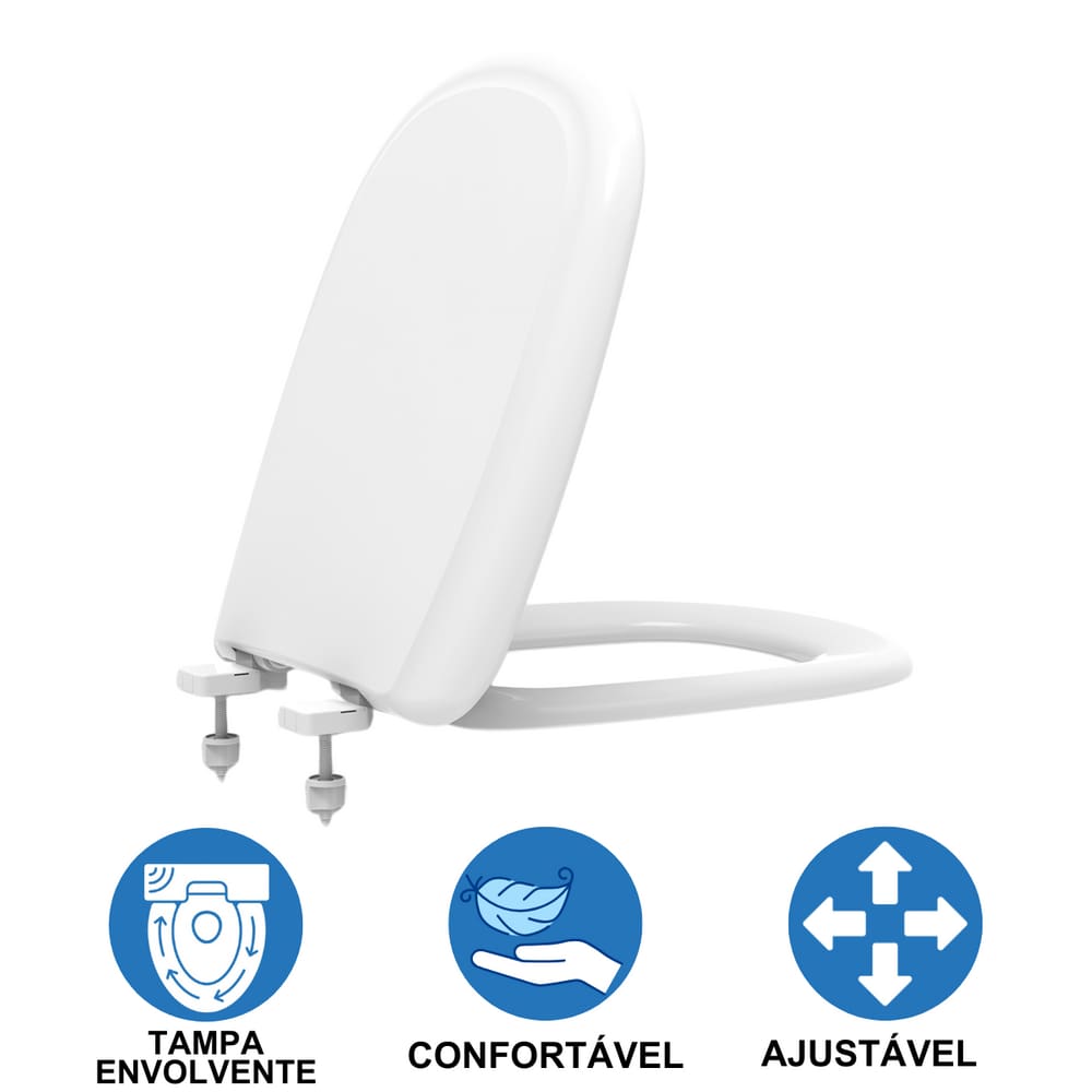 Tampa Assento Vaso Sanitário Icasa Sabatini Branco