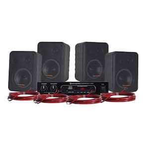 Kit Som 400W Musical Ambience 4000 Preto Hayonik
